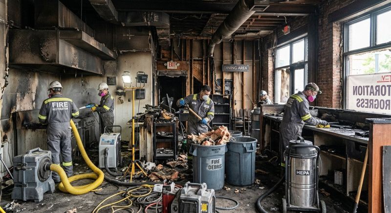Commercial Fire Restoration in Napa, CA