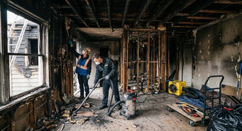 Fire Damage Cleanup in Marin County, CA